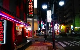 神戸市の歓楽街の画像