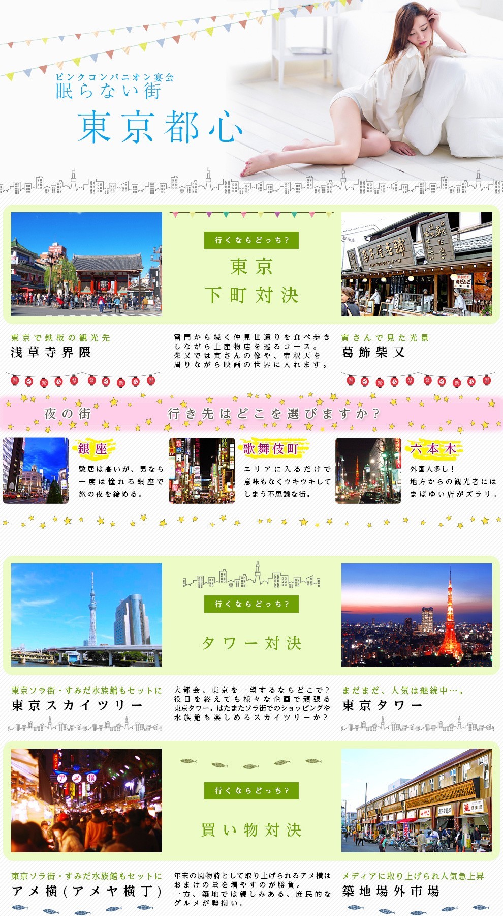 東京都心の周辺観光情報の画像