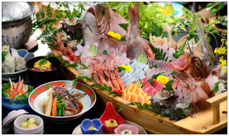 加賀の海の幸！橋立漁港より産地直送の食材。北陸の海鮮の味を堪能できます。